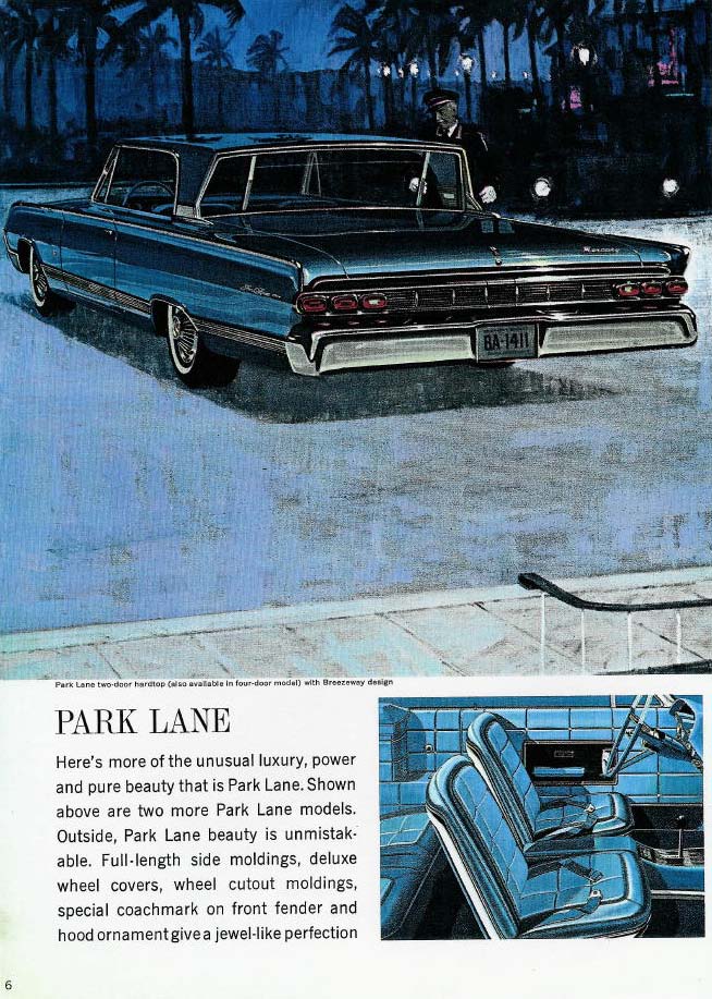 1964 Mercury Full-Size Brochure Page 9